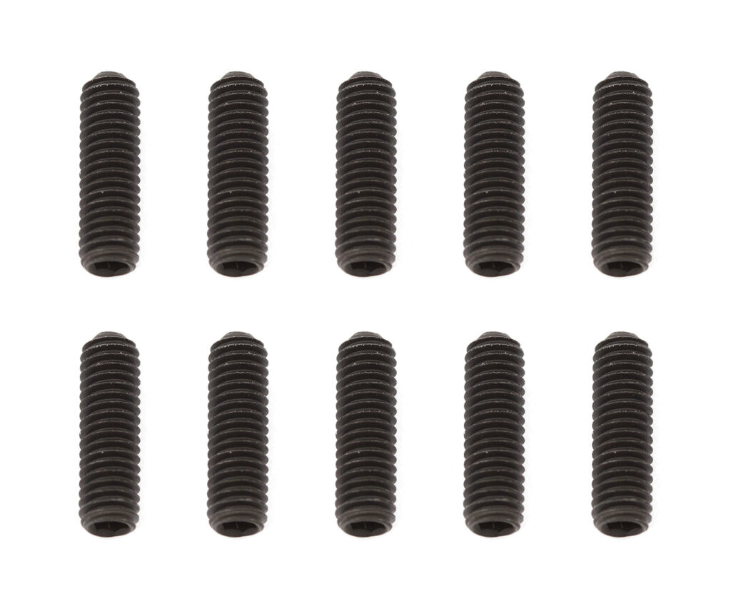 Team Associated Set Screws, 3x0.5x10 mm