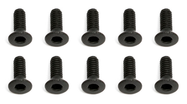 Team Associated Screws, 2x0.4x6 in FHCS