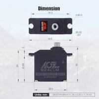 AGF RC B24CLM Servo (6kg/0.085s/8.4v)