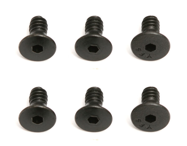 Team Associated Screws, 4-40 x 1/4 in FHCS