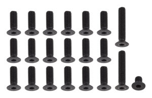 Team Associated RC10CC 8-32 Screw Set, black