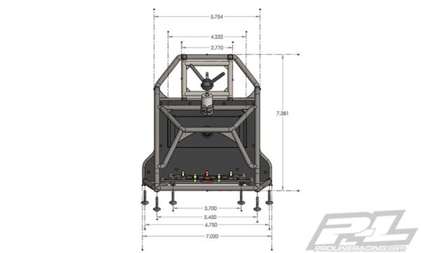 Pro-Line Back-Half Cage For 1:10 Crawler Body