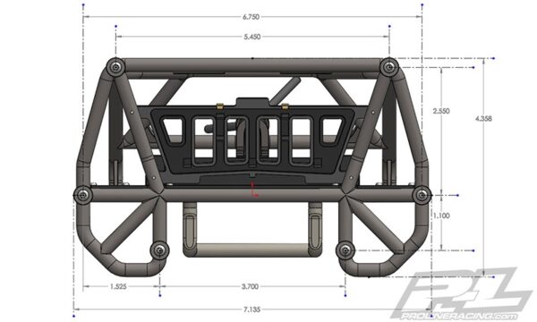 Pro-Line Back-Half Cage For 1:10 Crawler Body