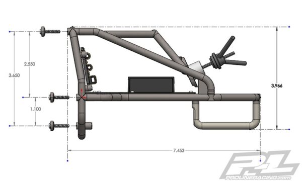 Pro-Line Back-Half Cage For 1:10 Crawler Body