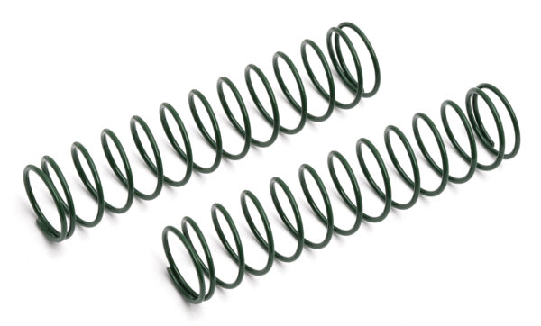 Team Associated Rear Shock Springs, green, 1.90 lb