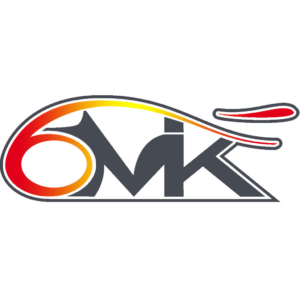 6Mik 1:10 Buggy 4wd Front Tires - DASH Inter - With red inserts