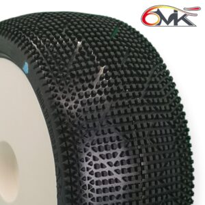 6Mik Scratch-T (Blue) 1/8 Truggy Liimitud Rattad (2) (TU18B)