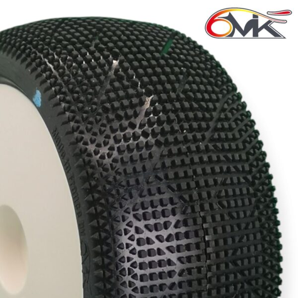 6Mik Scratch-T (Blue) 1/8 Truggy Liimitud Rattad (2) (TU18B)