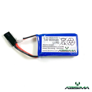7.4V 800mAh Battery LiPo (AB30-DJ03) Absima