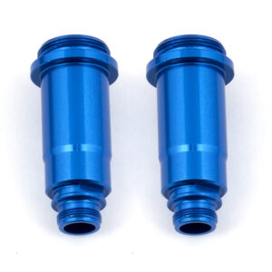 Team Associated Shock Bodies, 12x27.5 mm, front, blue aluminum