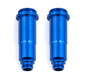 Team Associated Shock Bodies, 12x35 mm, rear, blue aluminum