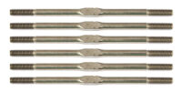 Team Associated ProSC10 FT Titanium Turnbuckle Set, 3x67mm (2.65 in), silver