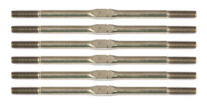 Team Associated ProSC10 FT Titanium Turnbuckle Set, 3x67mm (2.65 in), silver