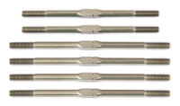 Team Associated RC10T6.1 FT Titanium Turnbuckle Set, silver