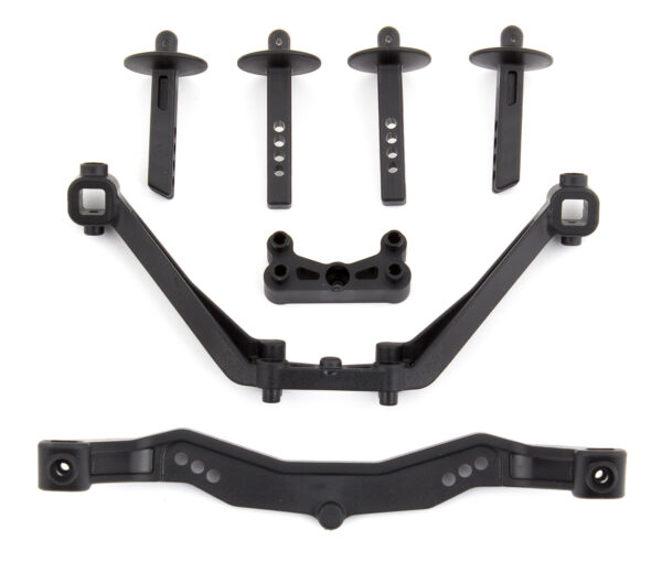 Team Associated SC6.1 Body Mounts, front and rear