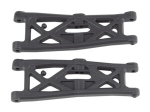Team Associated RC10T6.2 FT Front Suspension Arms, gull wing, carbon fiber