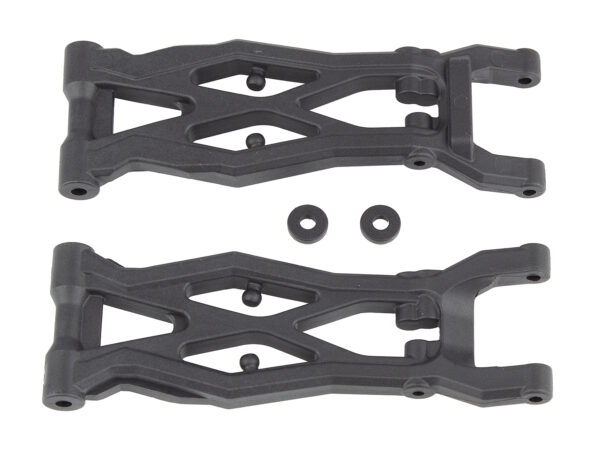 Team Associated RC10T6.2 FT Rear Suspension Arms, gull wing, carbon fiber