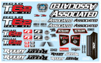 Team Associated RC10T6.2 Decal Sheet
