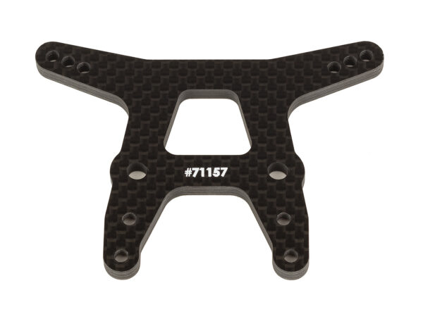 Team Associated RC10T6.4 Front Shock Tower, gull wing, carbon fiber