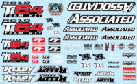 Team Associated RC10T6.4 Decal Sheet