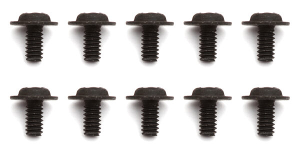Team Associated Screws, 2x4 mm BHPS, flanged