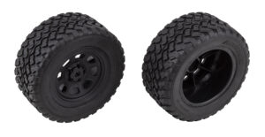 Team Associated Pro2 LT10SW Rear Wheels and Tires, mounted