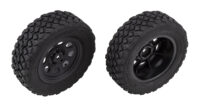 Team Associated Pro2 LT10SW Front Wheels and Tires, mounted