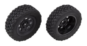 Team Associated Pro2 LT10SW Front Wheels and Tires, mounted