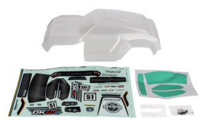 Team Associated Pro2 DK10SW Desert Buggy Body, clear