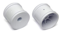 Team Associated Truck Hex Wheels, white