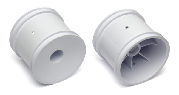 Team Associated Truck Hex Wheels, white