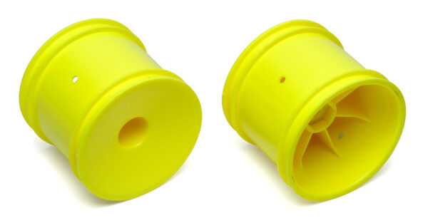 Team Associated Truck Hex Wheels, yellow