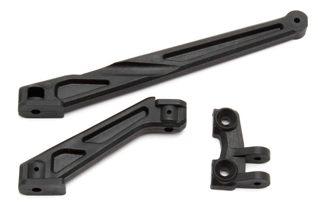 Chassis Braces long RC8B3 (front and rear) (81032)