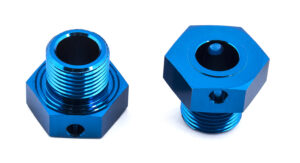 Wheel Hexes 17mm +2mm wide RC8 (81080)