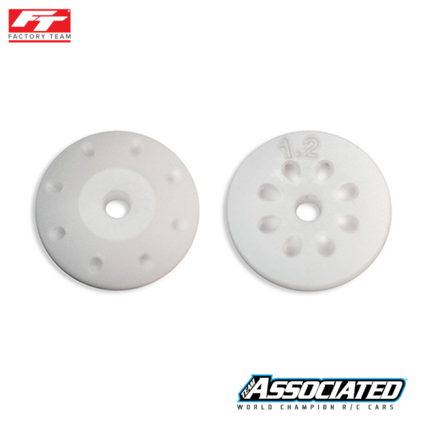 Shock Pistons 16mm 8x1.2mm tapered angled FT (81210)