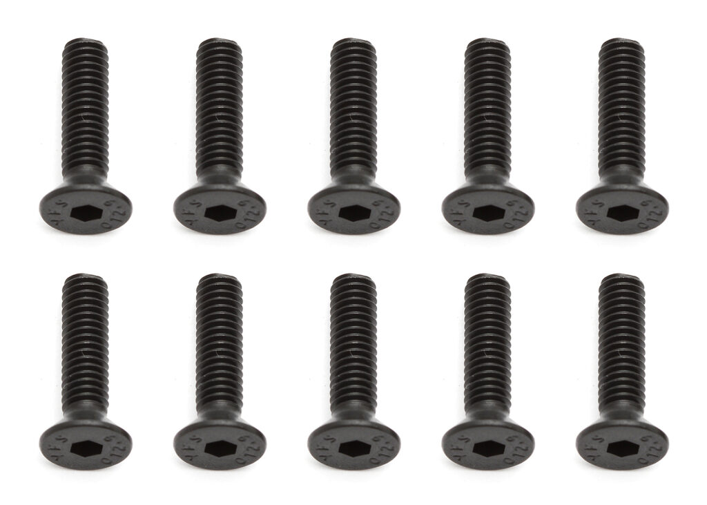 Team Associated Screws, 4x16 mm FHCS