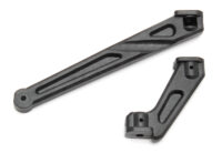 Team Associated RC8B3 Chassis Braces, short (front and rear)
