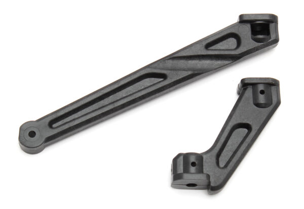 Team Associated RC8B3 Chassis Braces, short (front and rear)