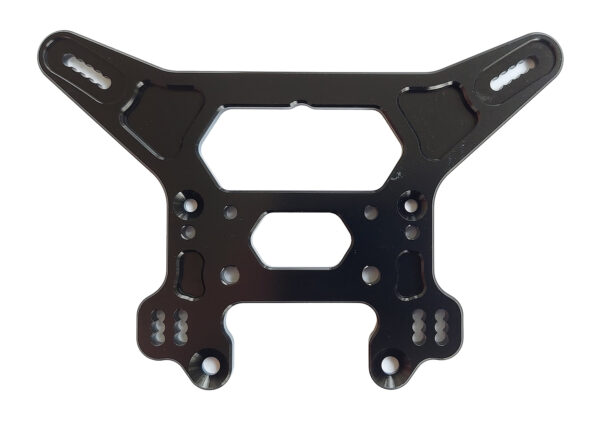 Team Associated RC8T3.2 Rear Shock Tower, black aluminum