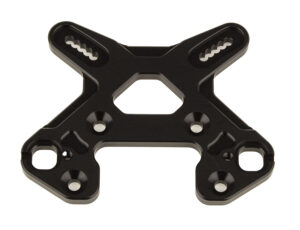 Team Associated RC8B4 Front Shock Tower, black aluminum