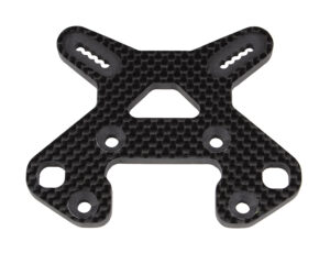 Team Associated RC8B4 FT Front Shock Tower, carbon fiber