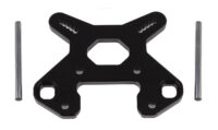 Team Associated RC8B4 Front Shock Tower V2, black aluminum