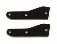 Team Associated RC8B4 FT front upper suspension arm inserts, G10, 2.0 mm