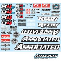 Decal Sheet RC8B4 (81588) Team Associated