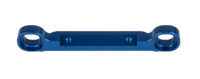 Team Associated RC8B4.1 Upper Link Mount, angled, blue aluminum