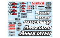 Team Associated RC8B4.1/RC8B4.1e Decal Sheet