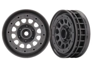Wheels, 1.9", Method Race Wheels® 105 Beadlock (charcoal gray, beadlock) (beadlock rings sold separately)