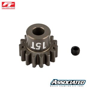 Pinion Gear Mod1.0 15T 5mm AL (89597) Team Associated FT