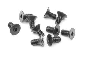 Screws M3x6mm FHCS (10) Xray
