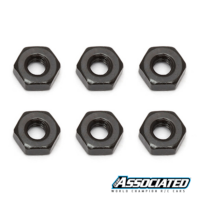 Nuts M3 Steel Black (6) (91477) Team Associated